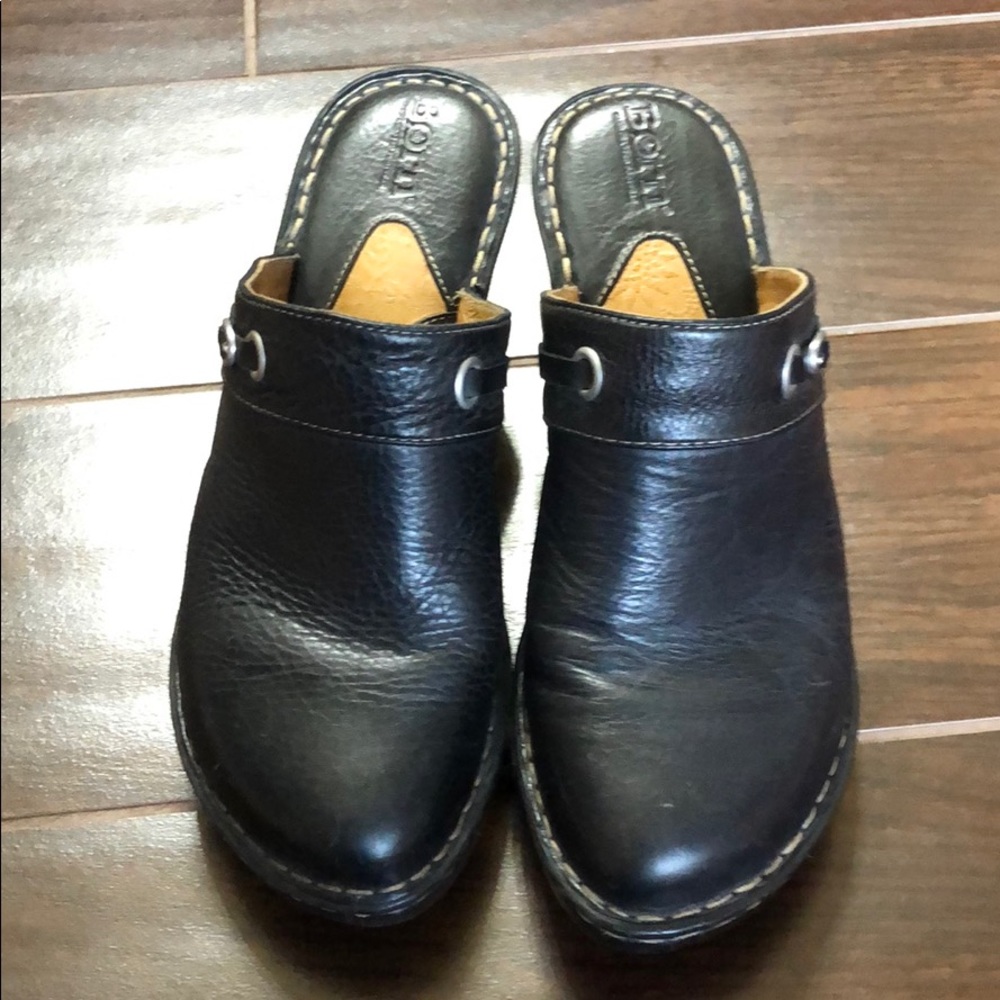 Black clogs